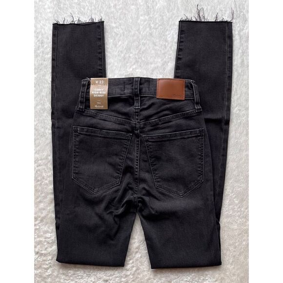 NWT Madewell Tall Curvy High-Rise Skinny Jeans in Black Sea, Size 23T - Picture 14 of 16